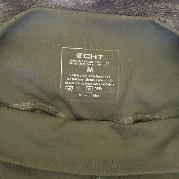 ECHT force scrunch leggings in olive - Picture 2 of 5